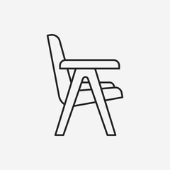 chair line icon