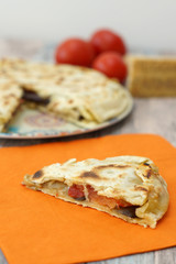 Schiacciata cremosa alle melanzane