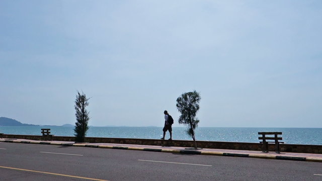 Man Walking Away