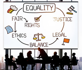 Equality Rights Balance Fair Justice Ethics Concept