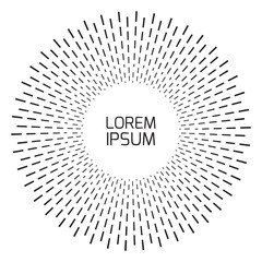 Vintage frame and design element