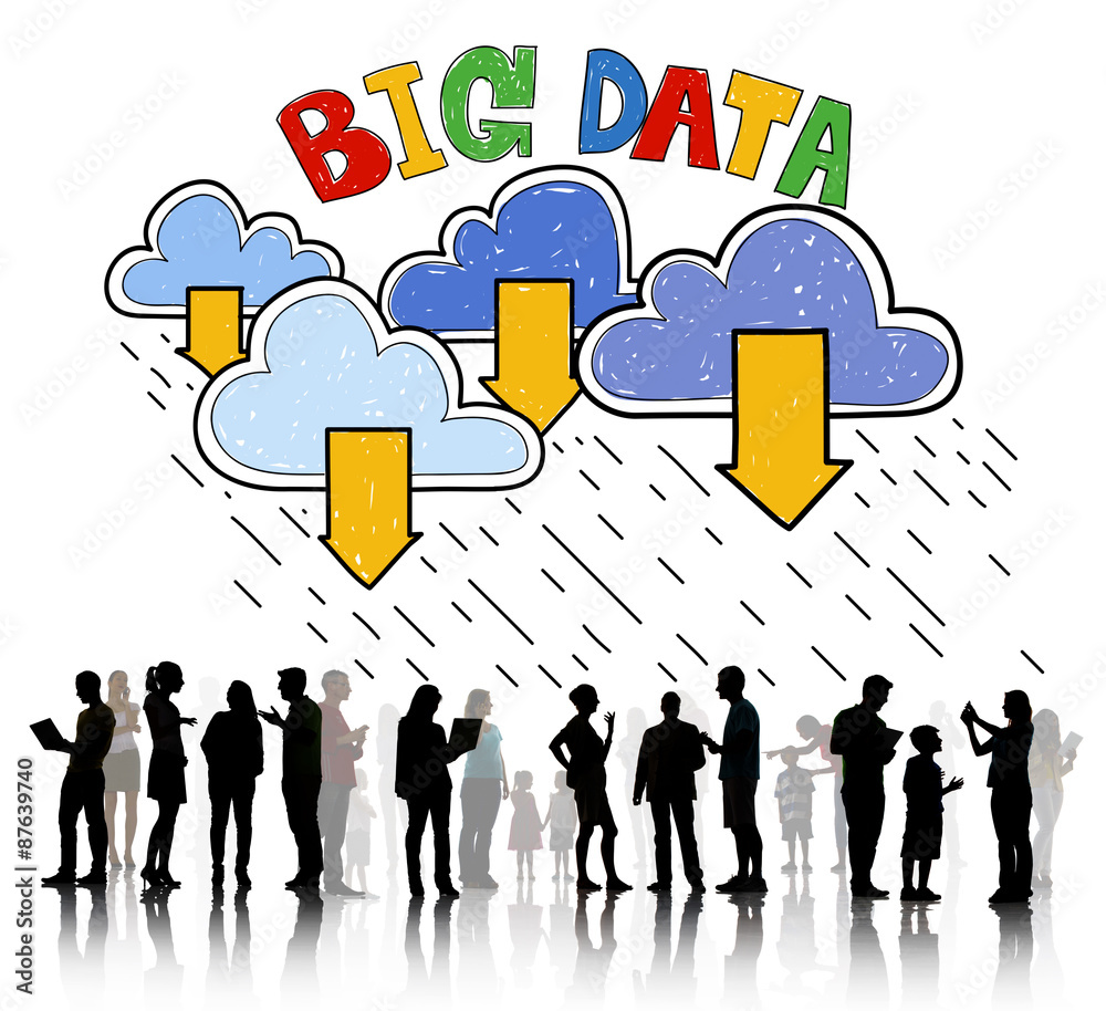 Poster Big Data Storage Database Download Concept - Posters