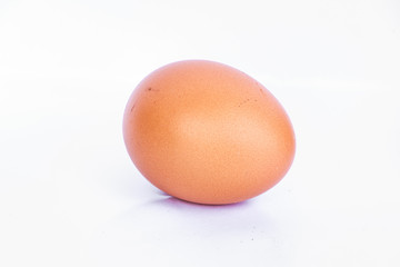 egg isolated on white background.