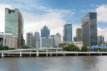 Naklejka premium Brisbane urban landscape