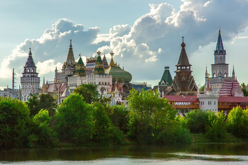 Obraz premium Beautiful Kremlin to Izmailovo, Moscow, Russia.