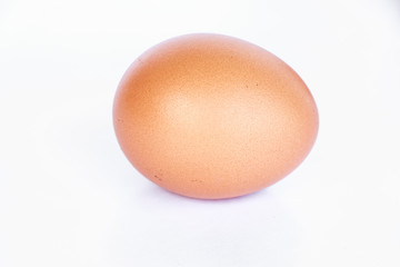 egg isolated on white background.