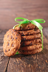cookies and green bow