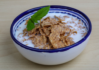Cornfalkes breakfast