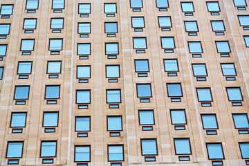 windows in   home and office   skyscraper  building