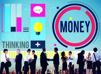 Money Accounting Banking Economy Exchange Wealth Concept