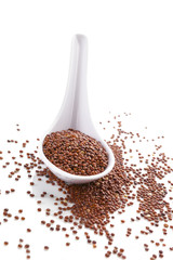 Red Quinoa seeds.