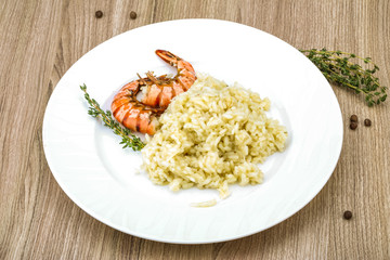 Risotto with prawn