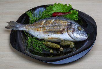 Grilled dorado