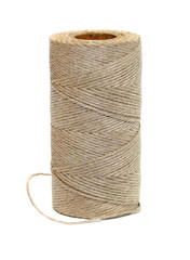 Bobbin harsh thread on a white background