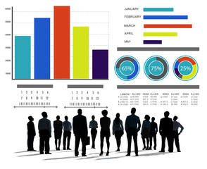 Obraz premium Diversity Business People Strategy Innovation Ideas Team Concept