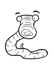 more fun, more skeptical scared worm