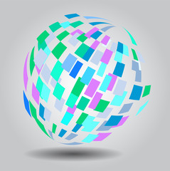 Abstract globe