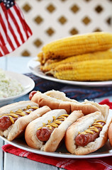 Hotdogs and Side Dishes