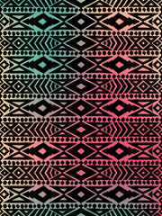Aztec tribal mexican pattern