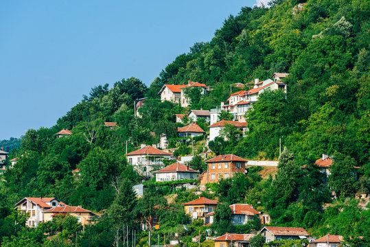 Picturesque cityscape of Gabrovo, Bulgaria