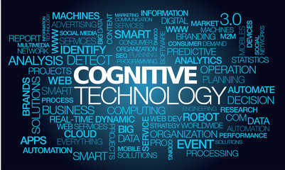Cognitive Technology words tag cloud text Warning System