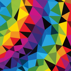 Colorful Triangles Pattern  background. Clip-art