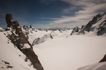 view from Mont Blanc , France