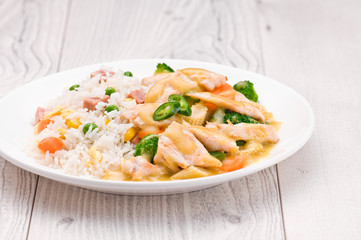 Thai Green Curry dish