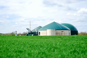 Biogasanlage mit Energiepflanzen