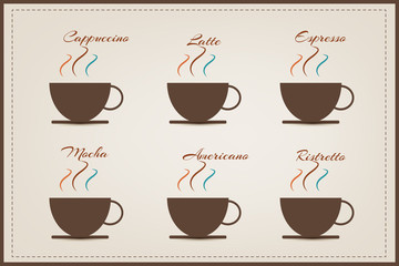 cofee logo illustration and vector