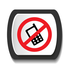 no phone icon no calls sign