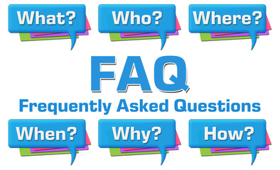 FAQ With Questions Comment Symbols 