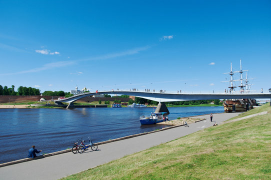  View at river Volkhov in Veliky Novgorod