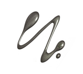 Nail polish isolated on white