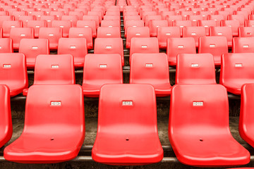 Obraz premium Empty seats at the Stadium