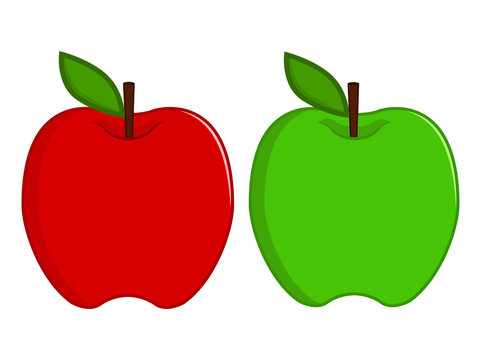 Red and Green Apple