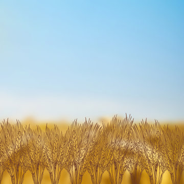 Cereal blurred background
