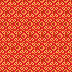 Abstract circle red seamless background