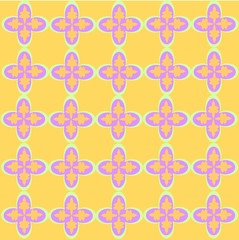 Eid Mubarak Background Pattern (Yellow)