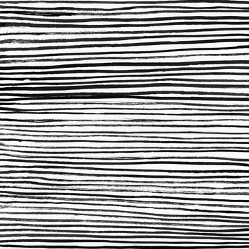 Black ink abstract stripes background. Hand drawn lines. Simple