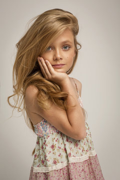 Portrait of little girl