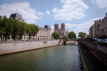 Fototapeta na wymiar Paris - France, Seine river