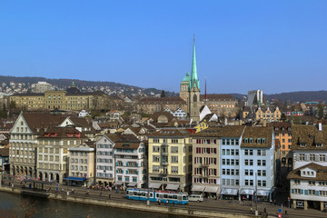 Fototapeta na wymiar view of Zurich, Switzerland
