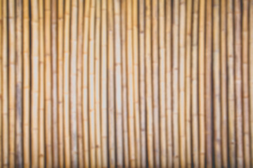 Blurred bamboo wood wall , Abstract nature background