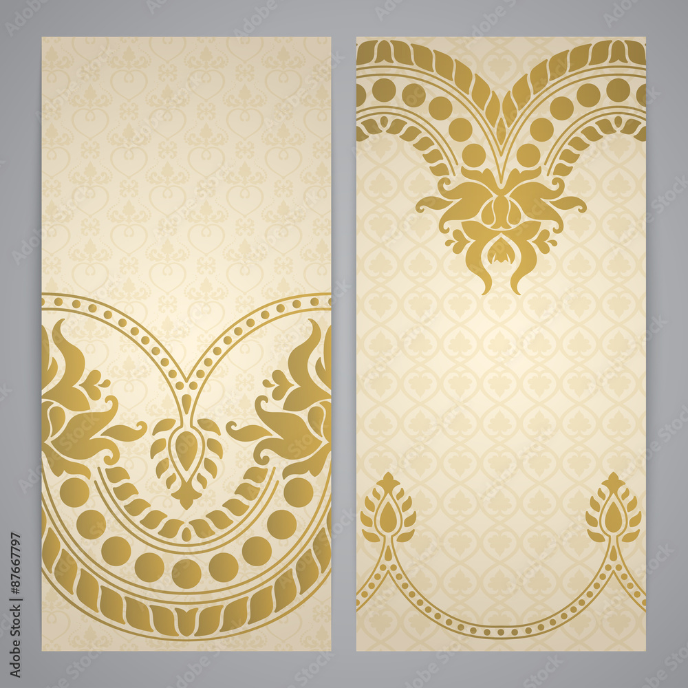 Poster Flayers with floral decor