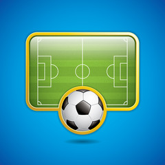 Obraz premium Soccer field