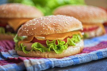 home made burgers