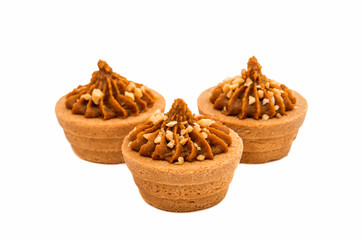 Sand basket with cream