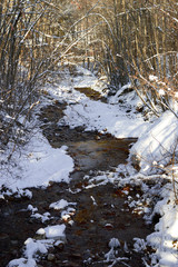 winter river