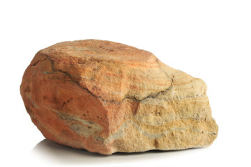 stone on a white background.
